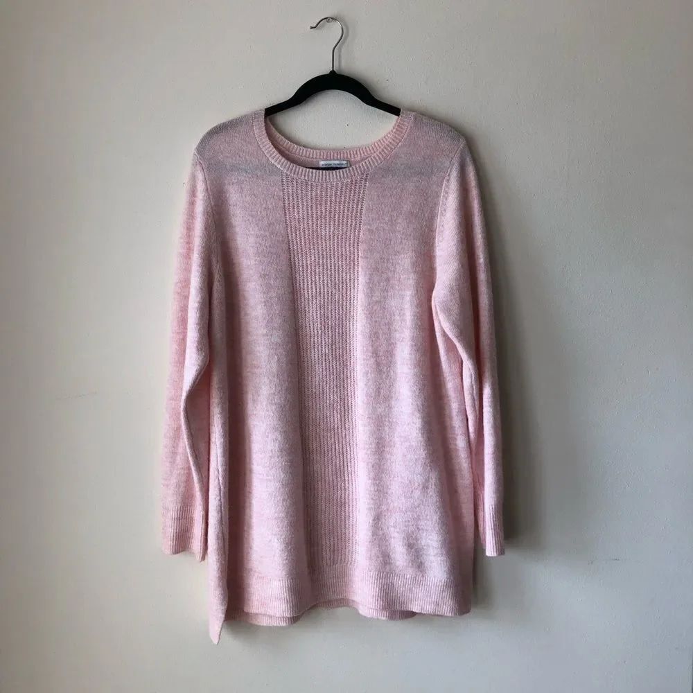 Liz Lange Maternity Pink Soft Sweater XL